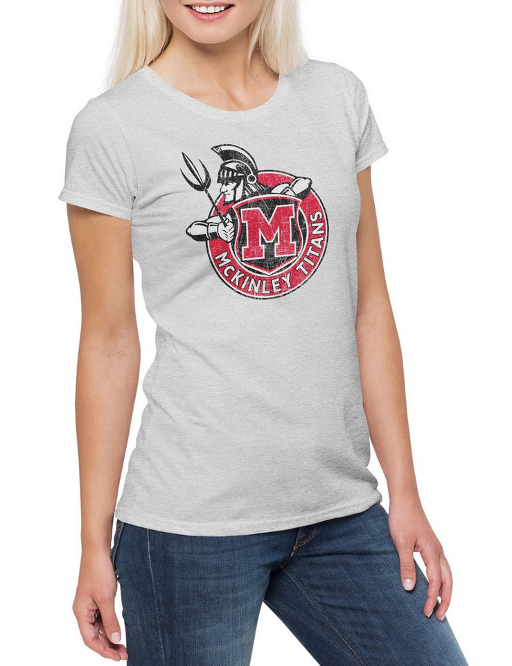 Urban Backwoods Print-Shirt M Titans I Damen T-Shirt Mannschaft Team Glee Symbol Sign Logo Zeichen (1-tlg) Trikot College Jacke Jacket von Urban Backwoods