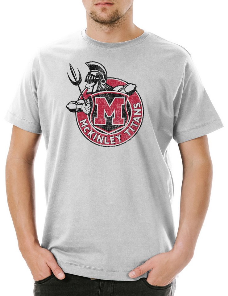 Urban Backwoods Print-Shirt M Titans I Herren T-Shirt Mannschaft Team Glee Symbol Sign Logo (1-tlg) Zeichen Trikot College Jacke von Urban Backwoods