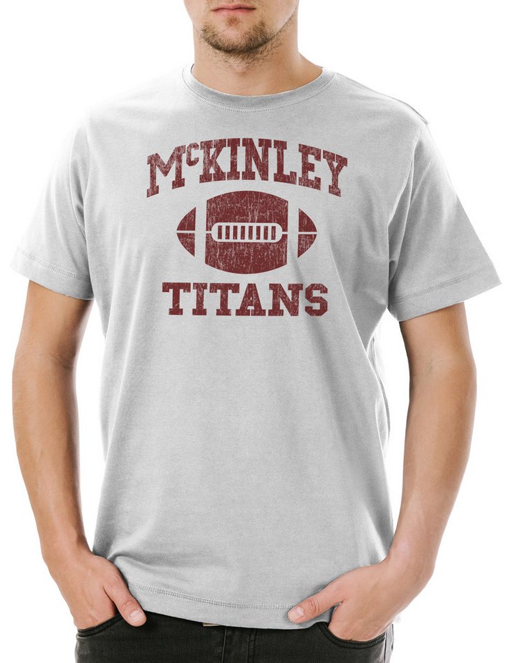 Urban Backwoods Print-Shirt M Titans II Herren T-Shirt Mannschaft Team Glee Symbol Sign Logo (1-tlg) Zeichen Trikot College Jacke von Urban Backwoods