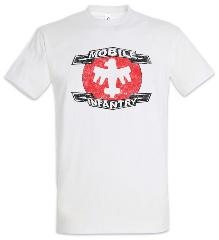 Urban Backwoods Print-Shirt Mobile Infantry Logo Herren T-Shirt Federation Flag Starship Movie (1-tlg) Troopers Fahne Logo Zeichen von Urban Backwoods