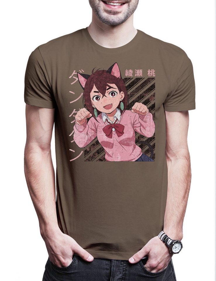 Urban Backwoods Print-Shirt Momo Anime Girl Herren T-Shirt Dan Da Ayase Dan Dandadan Yukinobu (1-tlg) Tatsu Ken Okarun Takakura von Urban Backwoods