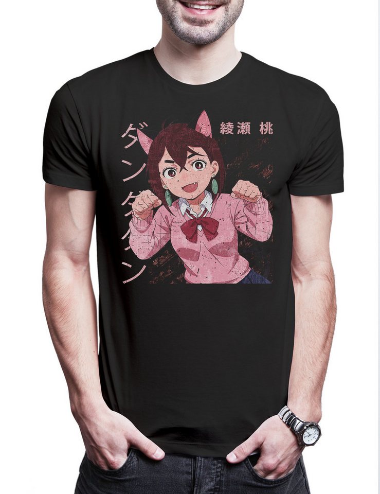 Urban Backwoods Print-Shirt Momo Anime Girl Herren T-Shirt Dan Da Ayase Dan Dandadan Yukinobu (1-tlg) Tatsu Ken Okarun Takakura von Urban Backwoods
