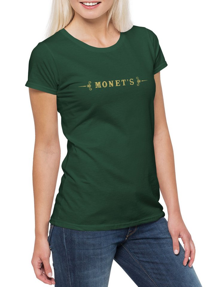Urban Backwoods Print-Shirt Monet's II Damen T-Shirt Symbol 13 Schule Tape Reasons Team Mannschaft (1-tlg) Why Symbol Sign Logo von Urban Backwoods