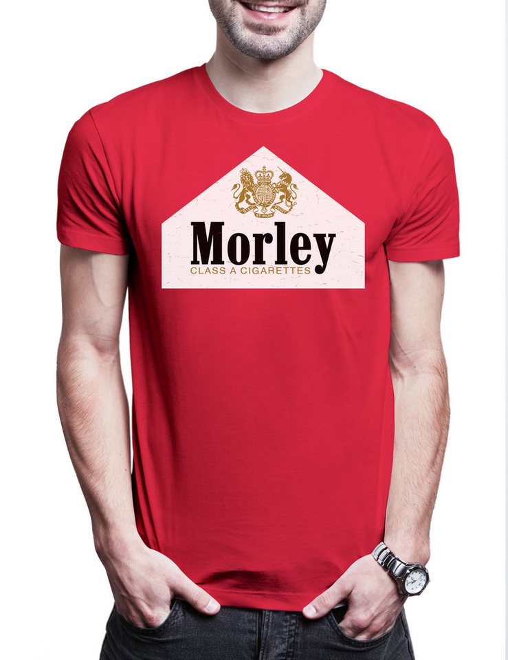 Urban Backwoods Print-Shirt Morley Cigarettes Herren T-Shirt Axte Ufo Series Files X Series Scully (1-tlg) Raucher Mulder Zigaretten X-Files von Urban Backwoods