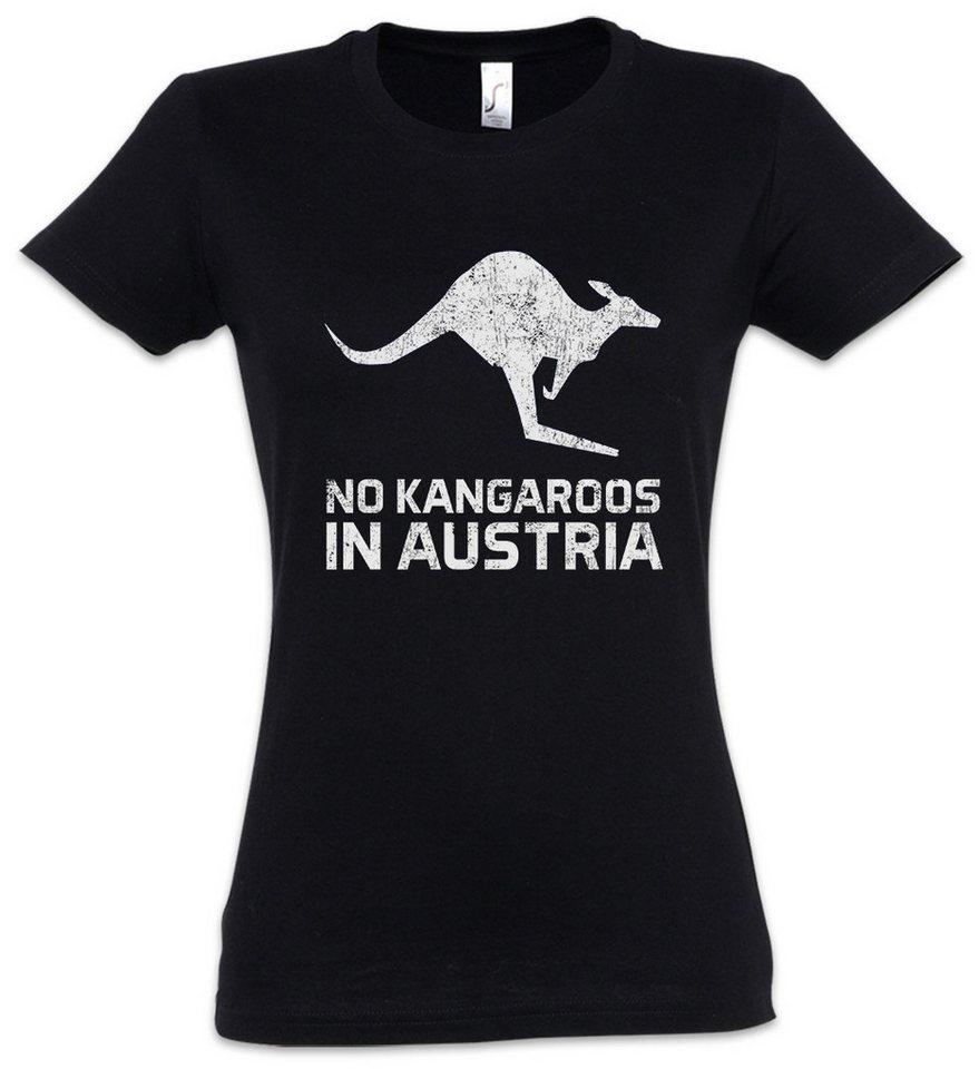 Urban Backwoods Print-Shirt No Kangaroos In Austria Damen T-Shirt Englischlehrer Österreich Fun (1-tlg) Englisch Professor Schule Lehrer von Urban Backwoods