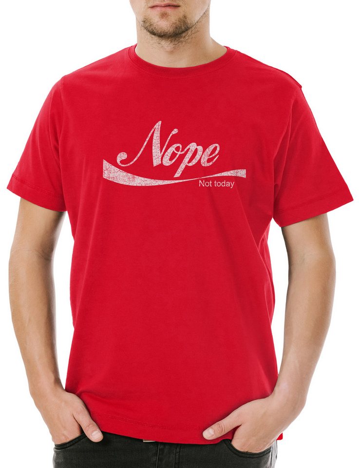 Urban Backwoods Print-Shirt Nope Cola Herren T-Shirt Gamer Fun Games Gaming Video PC Admin IT (1-tlg) Informatiker Informatik Dungeons Computer von Urban Backwoods