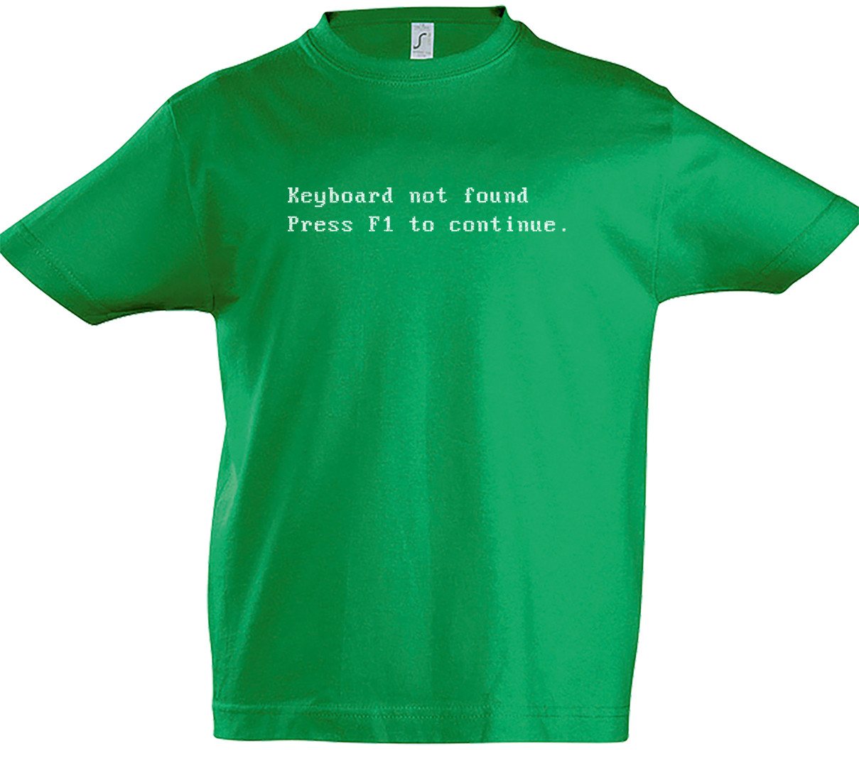 Urban Backwoods Print-Shirt Not Found Kinder T-Shirt Keyboard PC Computer Admin Gamer Geek Nerd (1-tlg) Science Informatiker Informatik Computer von Urban Backwoods