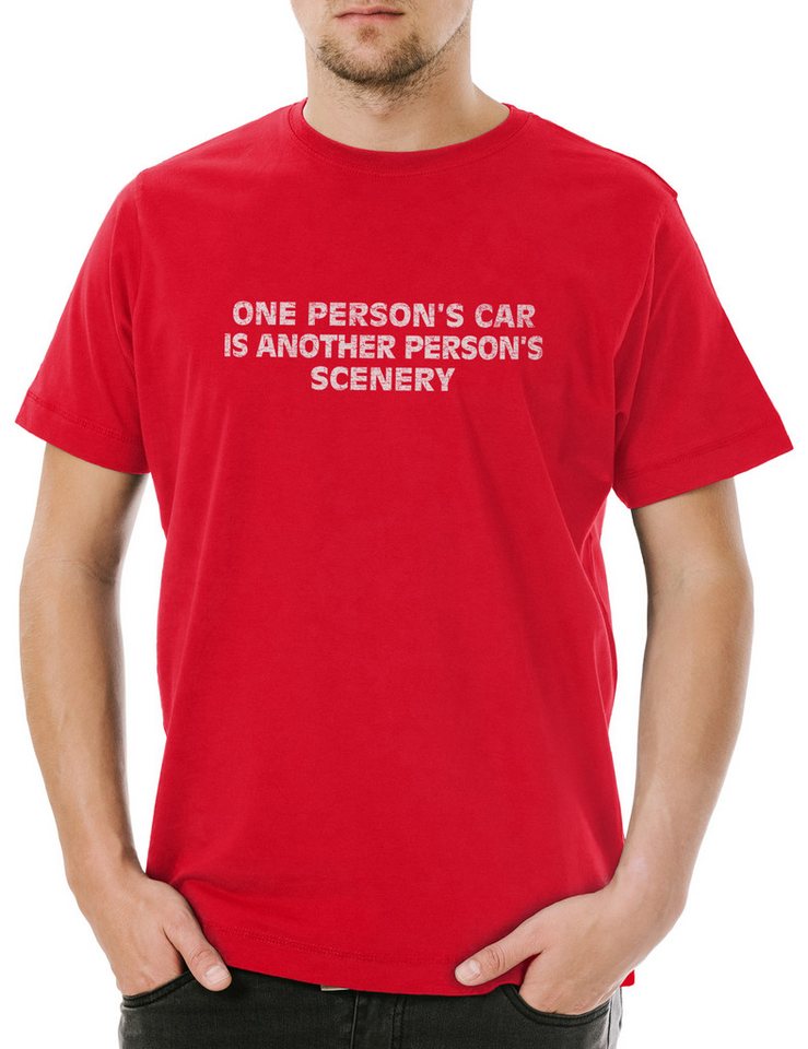 Urban Backwoods Print-Shirt One Person's Car Herren T-Shirt Race Racing Car Auto Driver Racer (1-tlg) Biker Petrol Head Fun von Urban Backwoods