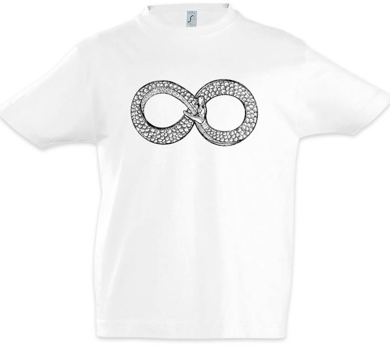 Urban Backwoods Print-Shirt Ouroboros Infinity Kinder T-Shirt Uroboros Schlange Ancient Myths (1-tlg) Mythologie Snake Eternal Cycle von Urban Backwoods