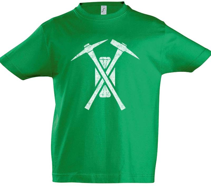 Urban Backwoods Print-Shirt Pickaxe Territory Kinder T-Shirt Into The Logo Badlands Symbol Zeichen (1-tlg) Sign Sunny Quinn Lydia von Urban Backwoods