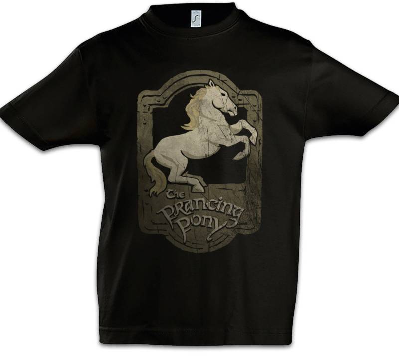 Urban Backwoods Print-Shirt Prancing Pony Kinder T-Shirt Herr Lord Zum der das Gasthaus Of The (1-tlg) Ringe Pony Inn Rings von Urban Backwoods