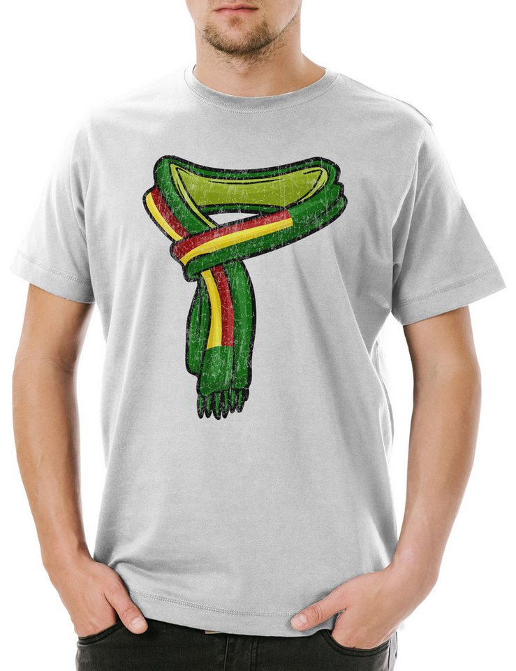 Urban Backwoods Print-Shirt Reggae Scarf Herren T-Shirt Afrika Reggae Jah Babylon Irie Jamaica (1-tlg) Marley Ganja Ska von Urban Backwoods