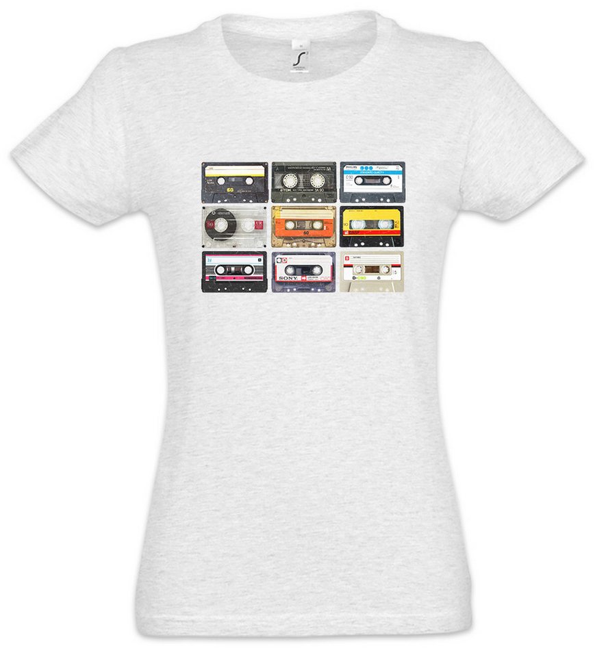 Urban Backwoods Print-Shirt Retro Cassettes Damen T-Shirt 80s Retro Kassette Music Disco Tape 70s (1-tlg) Recorder Deck 90s Kassettenrekorder von Urban Backwoods