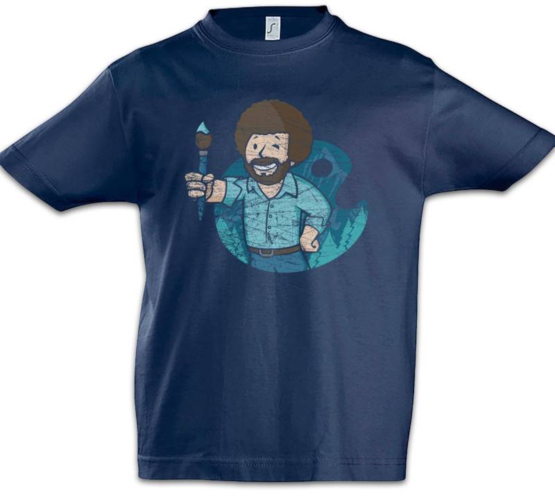 Urban Backwoods Print-Shirt Ross Boy Kinder T-Shirt Maler Künstler The Bob Joy Of Fun Painting (1-tlg) Gamer Games Gemälde Drawing von Urban Backwoods