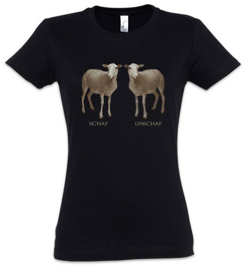 Urban Backwoods Print-Shirt Schaf Unschaf Damen T-Shirt Fun Geschenk Bauer Züchter Sheep Wolle (1-tlg) Humor Witz Lustig Fun von Urban Backwoods