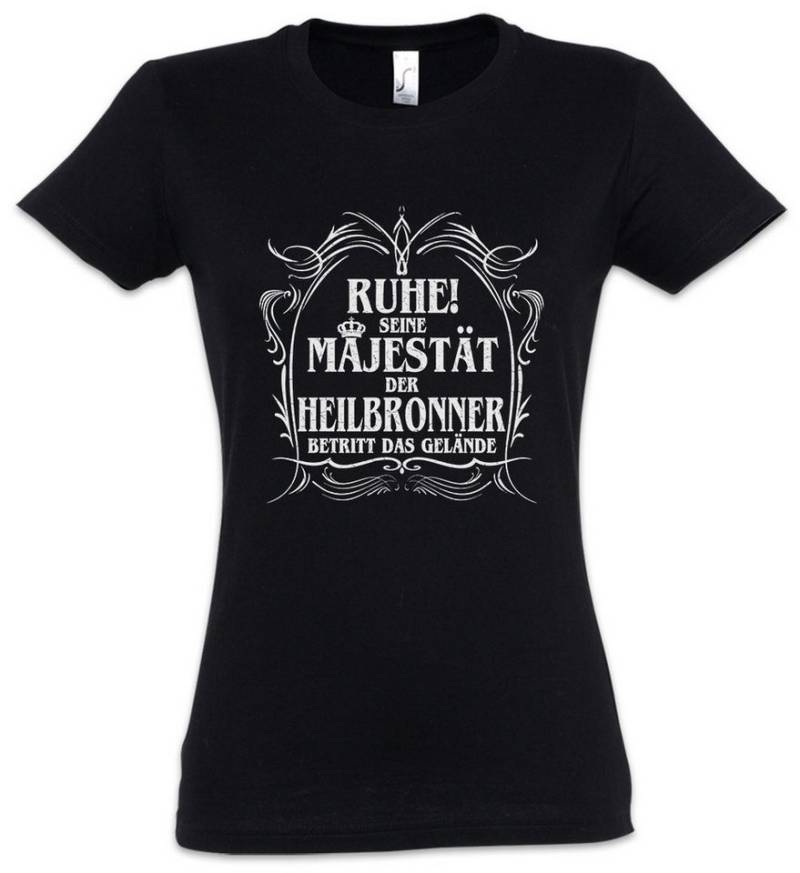 Urban Backwoods Print-Shirt Seine Majestät Der Heilbronner Damen T-Shirt Astronomie Uhr Spaß Fun (1-tlg) Stadt Experimenta Heilbronn von Urban Backwoods