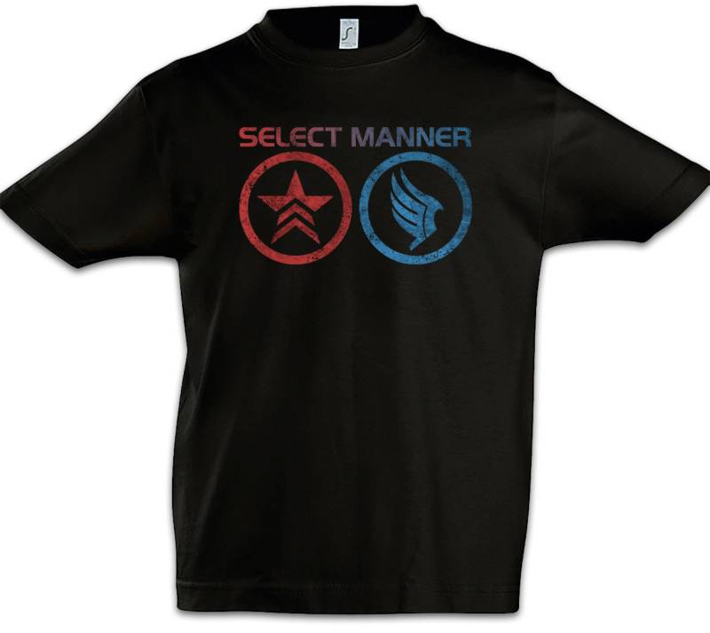 Urban Backwoods Print-Shirt Select Manner Kinder T-Shirt Jack Commander Mass Good Effect Sign (1-tlg) Symbol Evil Normandy Sheppard von Urban Backwoods