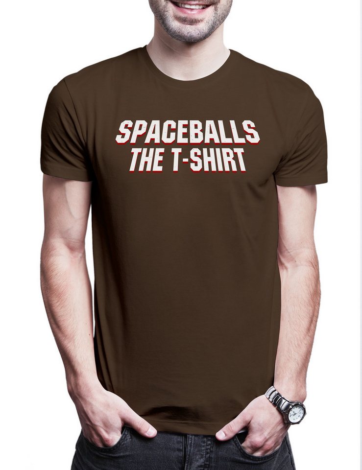 Urban Backwoods Print-Shirt Spaceballs The T-Shirt Herren T-Shirt Dark Shirt Waldi Lord Helmchen (1-tlg) Dark Helmet Cult Movie von Urban Backwoods