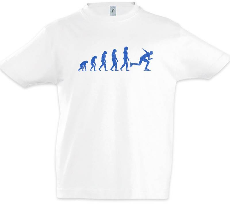 Urban Backwoods Print-Shirt Speed Skating Evolution Kinder T-Shirt Ice Eisschnellläufer (1-tlg) Eisschnellläuferin Eisschnelllaufen Schlittschuhe Player von Urban Backwoods
