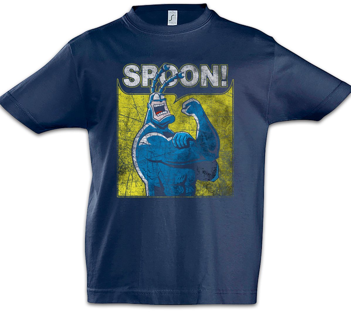 Urban Backwoods Print-Shirt Spoon Kinder T-Shirt Superhero Der The Arthur Terror Tick Cartoon TV (1-tlg) Series Comic Fun Serie von Urban Backwoods