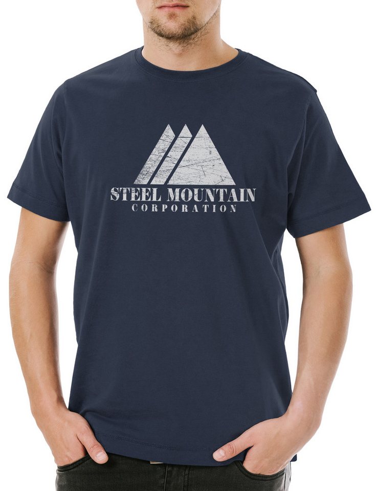 Urban Backwoods Print-Shirt Steel Mountain Herren T-Shirt Fsociety Allsafe TV Evil E Corp Mr. (1-tlg) Robot Hacker Serie Cyber Series von Urban Backwoods