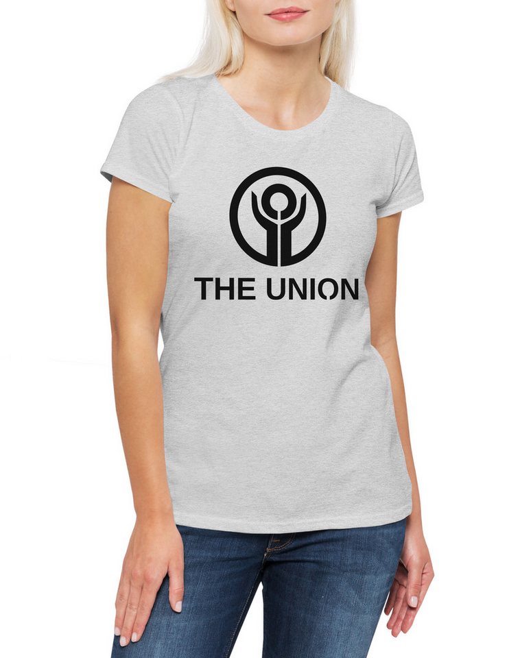 Urban Backwoods Print-Shirt The Union A Damen T-Shirt Cyberpunk Film Repo Sci-Fi Men Movie Logo (1-tlg) Symbol Film Action Dystopian von Urban Backwoods