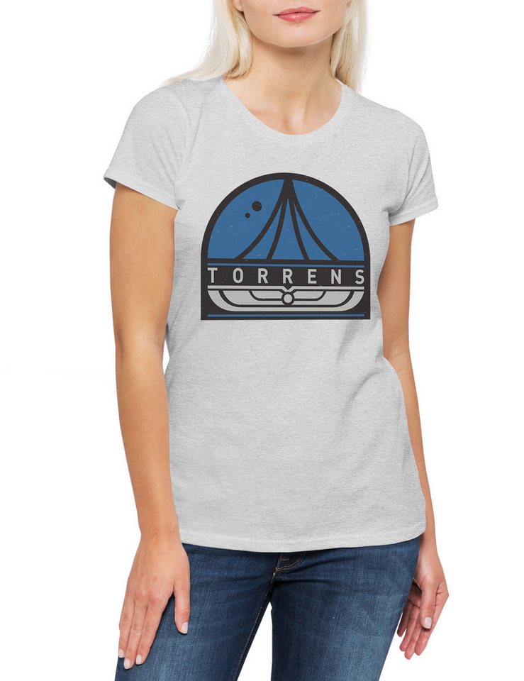 Urban Backwoods Print-Shirt Torrens Patch Damen T-Shirt Prometheus USCSS Nostromo Alien Ripley (1-tlg) Aliens Weyland Corp Yutani von Urban Backwoods