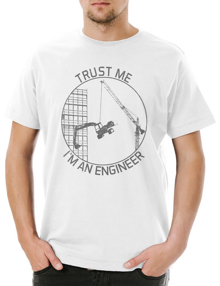 Urban Backwoods Print-Shirt Trust Me I'm An Engineer Herren T-Shirt Maths Ingenieur Ingenieurin (1-tlg) Science Scientist Wissenschaft Mathelehrer von Urban Backwoods