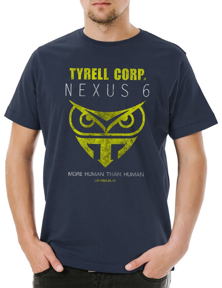 Urban Backwoods Print-Shirt Tyrell Corporation Nexus 6 Herren T-Shirt Blade Replicants Runner Kult (1-tlg) SciFi Company Replikanten von Urban Backwoods