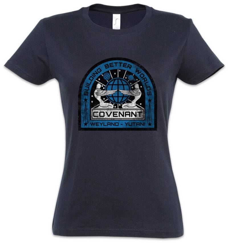 Urban Backwoods Print-Shirt USCSS Covenant Patch Damen T-Shirt Prometheus Nostromo Weyland Alien (1-tlg) Saga Yutani Aliens von Urban Backwoods