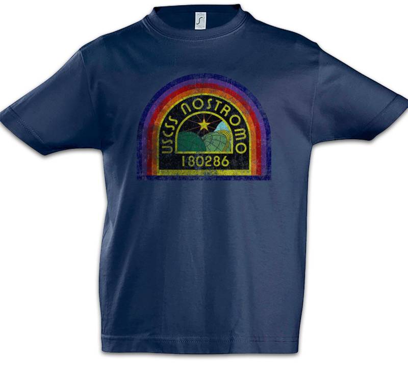 Urban Backwoods Print-Shirt USCSS Nostromo Patch Kinder T-Shirt Alien Prometheus Weyland SciFi (1-tlg) Yutani Logo Saga Aliens von Urban Backwoods