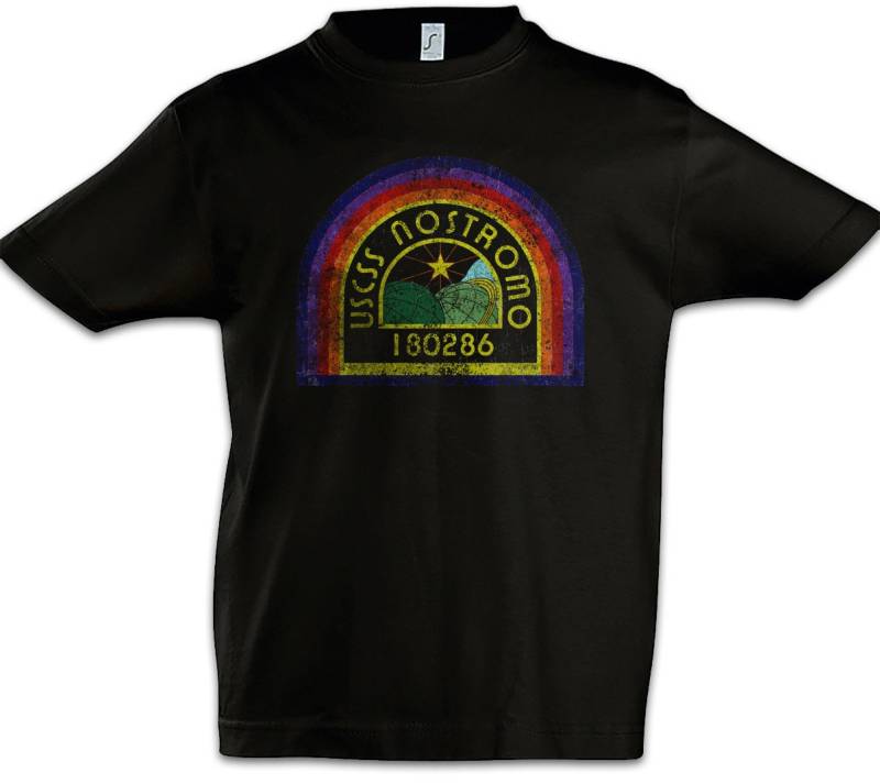 Urban Backwoods Print-Shirt USCSS Nostromo Patch Kinder T-Shirt Alien Prometheus Weyland SciFi (1-tlg) Yutani Logo Saga Aliens von Urban Backwoods