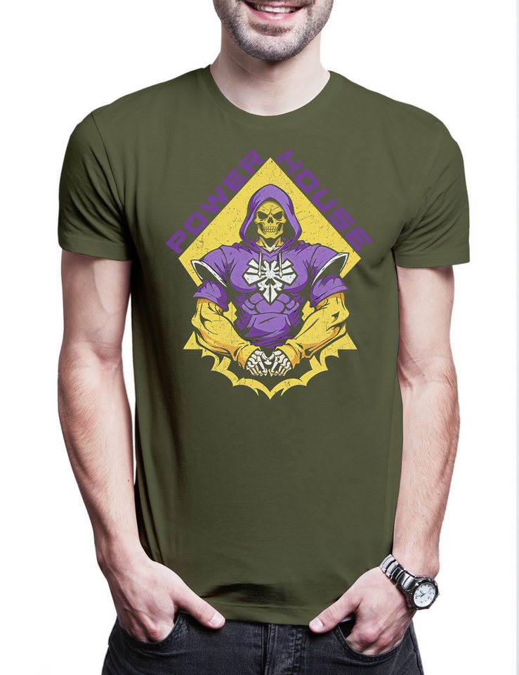 Urban Backwoods Print-Shirt Universe Powerhouse Herren T-Shirt He Comic Retro Skeletor Eighties (1-tlg) Masters Man Sword Power von Urban Backwoods
