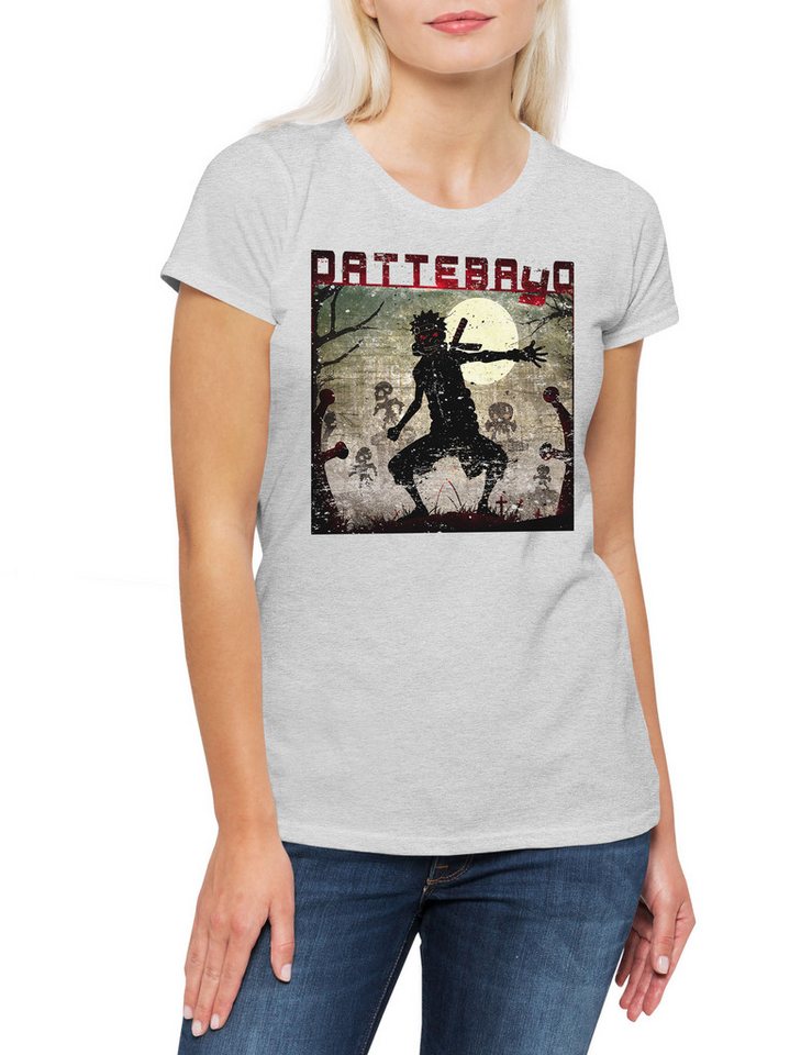 Urban Backwoods Print-Shirt Uzumaki Zombie Damen T-Shirt Shinobi Ninja System Anime Naruto Horror (1-tlg) Dattebayo Sakura Haruno Anime von Urban Backwoods