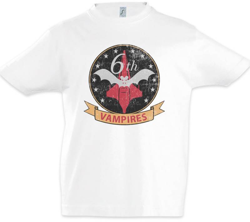 Urban Backwoods Print-Shirt Vampires Patch Kinder T-Shirt Lieutenant Galactica Space Ship Star (1-tlg) Battlestar Raumschiff Battle William von Urban Backwoods