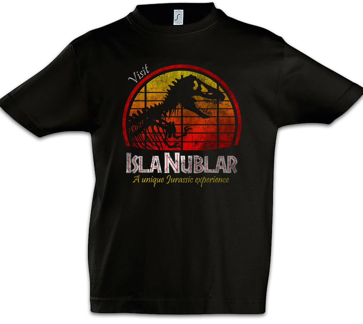 Urban Backwoods Print-Shirt Visit Island Kinder T-Shirt I Survived Isla Nublar Park Logo Symbol (1-tlg) Sign Dinosaurier Dinosaur Jurrasic von Urban Backwoods