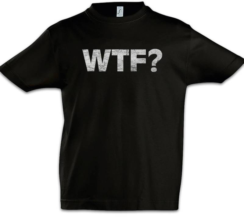 Urban Backwoods Print-Shirt WTF Kinder T-Shirt What The Heck Comedy Fun Spaß Quote Spruck Comedian (1-tlg) Stand Up Show Showmaster von Urban Backwoods