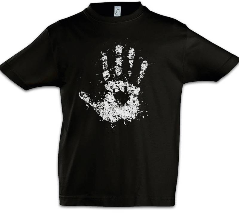 Urban Backwoods Print-Shirt White Hand II Kinder T-Shirt Lord of Herr der Frodo the Rings Ringe (1-tlg) Sign Mordor Sauron Symbol von Urban Backwoods