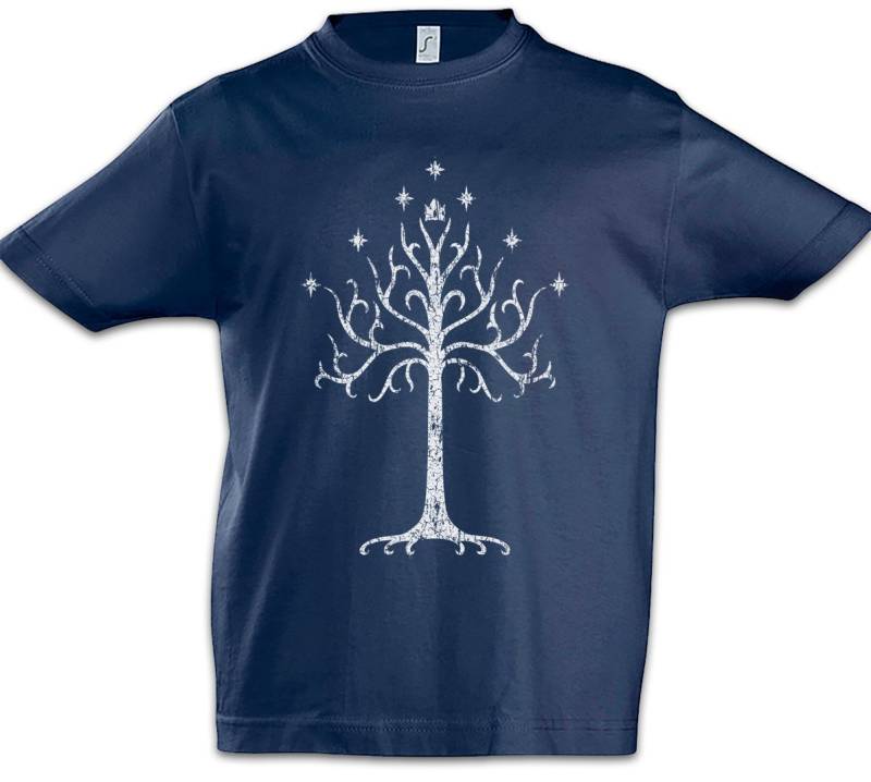 Urban Backwoods Print-Shirt White Tree Kinder T-Shirt Lord of Herr der Mordor Gondor Frodo the (1-tlg) Rings Ringe Buch Sauron von Urban Backwoods
