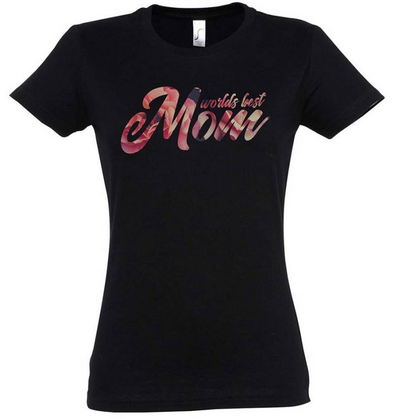 Urban Backwoods Print-Shirt World’s Best Mom Damen T-Shirt Beste Mama Mother Mutter Mutti Mami (1-tlg) Muttertag Geburtstag Birthday Anniversary von Urban Backwoods