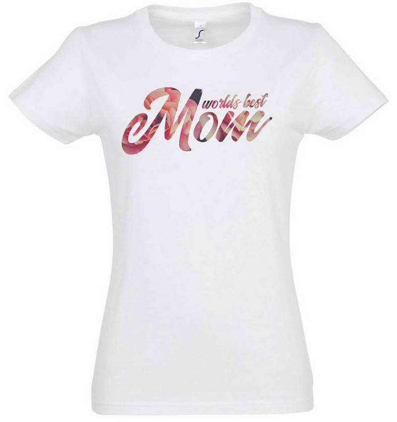 Urban Backwoods Print-Shirt World’s Best Mom Damen T-Shirt Beste Mama Mother Mutter Mutti Mami (1-tlg) Muttertag Geburtstag Birthday Anniversary von Urban Backwoods
