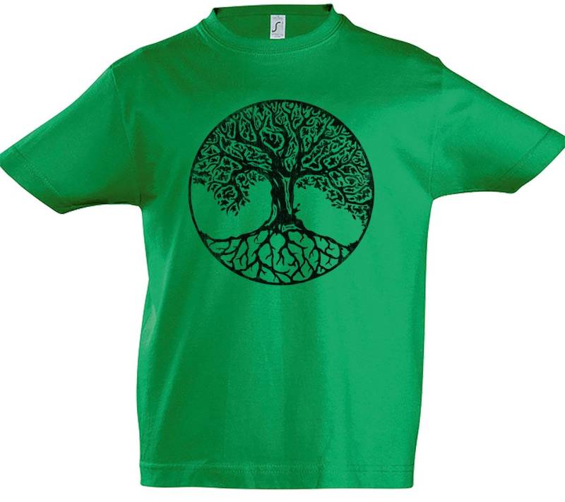 Urban Backwoods Print-Shirt Yggdrasil VII Kinder T-Shirt Arsen Celtic Irminsul Tree Loki of Life (1-tlg) Of Thor Odin Odhin von Urban Backwoods