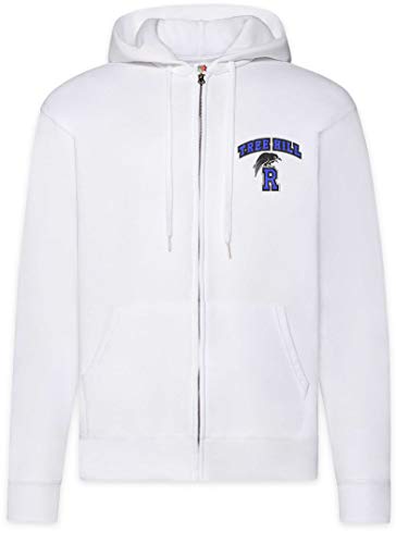 Urban Backwoods R Team Herren Zipper Hoodie Kapuzenpullover Weiß Größe S von Urban Backwoods