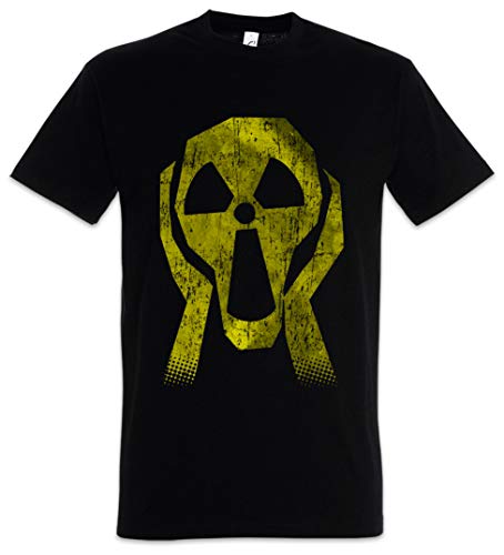 Urban Backwoods Radioactive Face Herren T-Shirt Schwarz Größe L von Urban Backwoods
