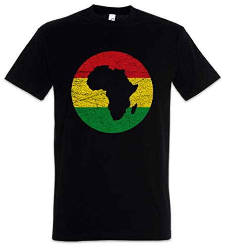 Urban Backwoods Rasta Africa Circle Herren T-Shirt Schwarz Größe 3XL von Urban Backwoods