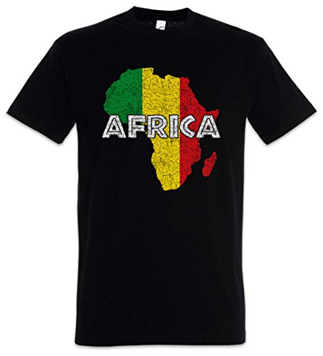 Urban Backwoods Rasta Africa Herren T-Shirt Schwarz Größe L von Urban Backwoods