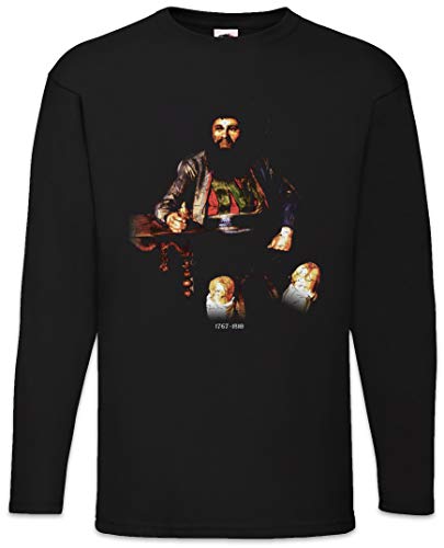 Urban Backwoods Rastafari Lion IV Herren Langarm T-Shirt Schwarz Größe 5XL von Urban Backwoods