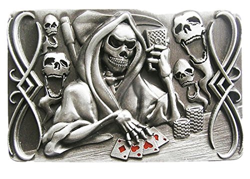 Urban Backwoods Reaper Poker I Gürtelschnalle für Wechselgürtel Buckle von Urban Backwoods