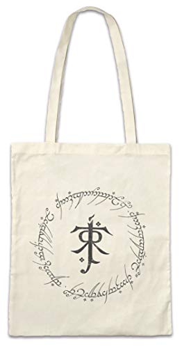 Urban Backwoods Ring Text Hipster Bag Beutel Stofftasche Einkaufstasche von Urban Backwoods