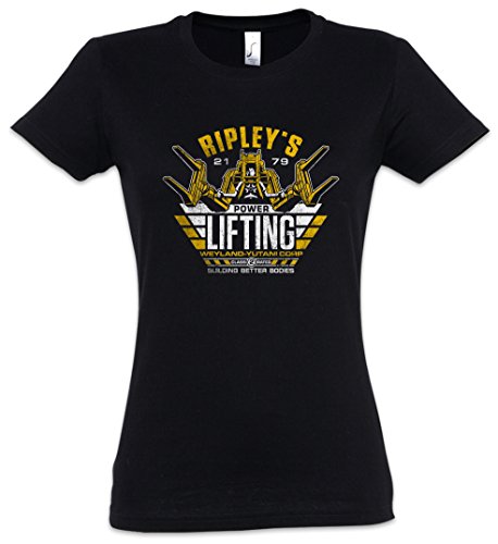 Urban Backwoods Ripley's Power Lifting Damen T-Shirt Schwarz Größe XL von Urban Backwoods